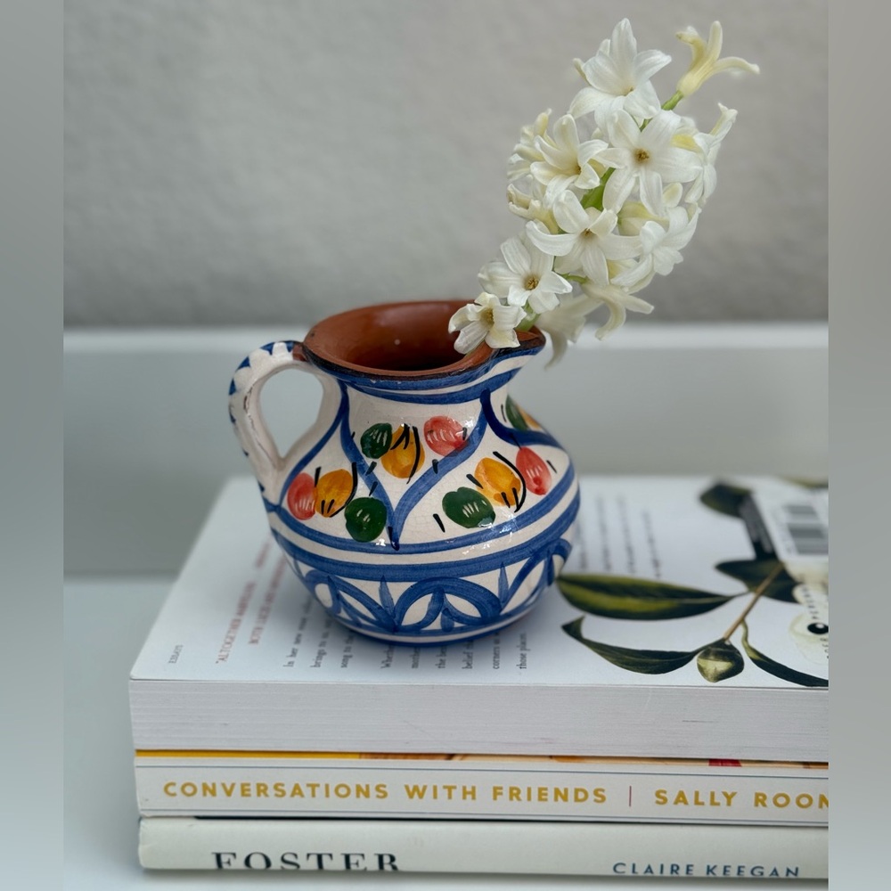 Hand Crafted Multicolor Small Ceramic Creamer - Picture 2 of 9